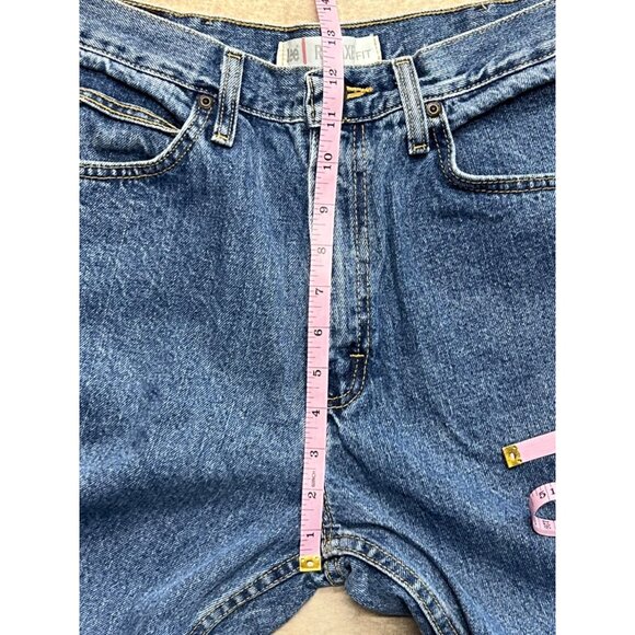 Lee Relaxed Fit Medium Wash Men's Denim Jeans 34 X 34 - Picture 9 of 10